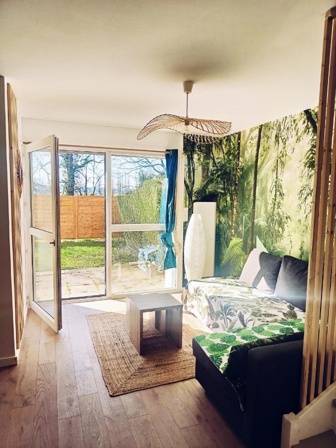 Apartamento Beau Duplex Familial Avec Jardin Cloture Douvaine Exterior foto